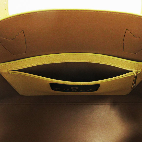 Furla Paradiso Tote Bag Pastel Yellow - Picture 6 of 6